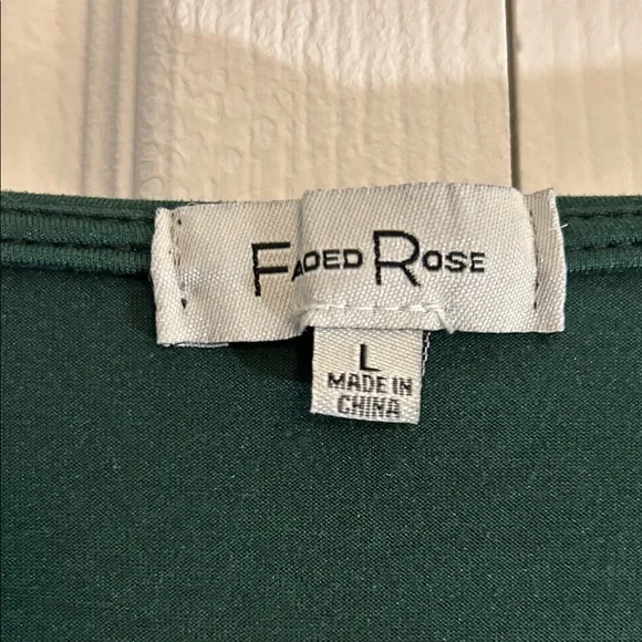 Forest Green Long Sleeve Top - Picture 2 of 4